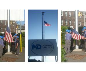McWane Ductile-New Jersey Celebrates Memorial Day with Annual Flag Raising Ceremony